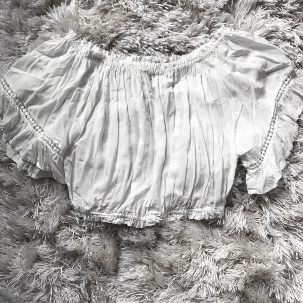 Forever 21 White off the shoulder blouse